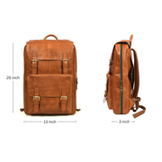 Trento Leather Chef Knife Backpack Saddle (BP-189)