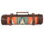Montana Kilim & Leather Knife Roll 10 Slot (KR-53-I)