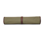 Iris Leather Chef Knife Roll Olive Green 5 Slot (KR-64)
