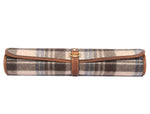 IRISH TWEED & LEATHER KNIFE ROLL 6 SLOT (KR-53-E)