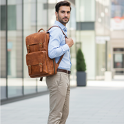 Trento Leather Chef Knife Backpack Saddle (BP-189)