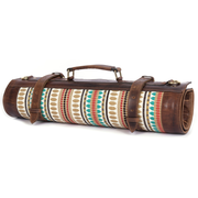 Prima Jacquard & Leather Knife Roll 10 Slot (KR-53-J)