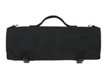 Felipe Canvas Chef Knife Roll Bag Black 13 Slot (KR-67)