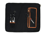 Felipe Canvas Chef Knife Roll Bag Black 13 Slot (KR-67)