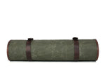 Turin Leather Canvas Chef Knife Roll Olive Green 10 Slot (KR-68A)