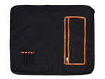 Felipe Canvas Chef Knife Roll Bag Black 13 Slot (KR-67)