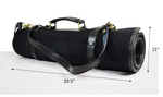 Palencia Leather Canvas Chef Knife Roll Black 14 Slot (KR-16)