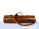 KRC Leather Chef Knife Roll - Caramel Brown 14 Slot (KR-11)