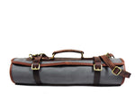 KRC Leather Canvas Knife Roll 15 Slot (KR-13)