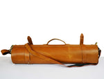 KRC Leather Chef Knife Roll Caramel Brown 8 Slot (KR-15)