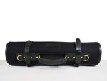 Palencia Leather Canvas Chef Knife Roll Black 14 Slot (KR-16)