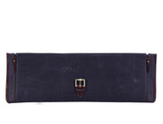 KRC Leather Canvas Chef Knife Roll + Leather Bag Combo 11 Slot (KR-40)