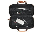 Salerno Leather Chef Knife Case Stress Brown (KR-61)