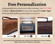 KRC Leather Chef Knife Roll + Leather  Knife Roll Case (KR-14)