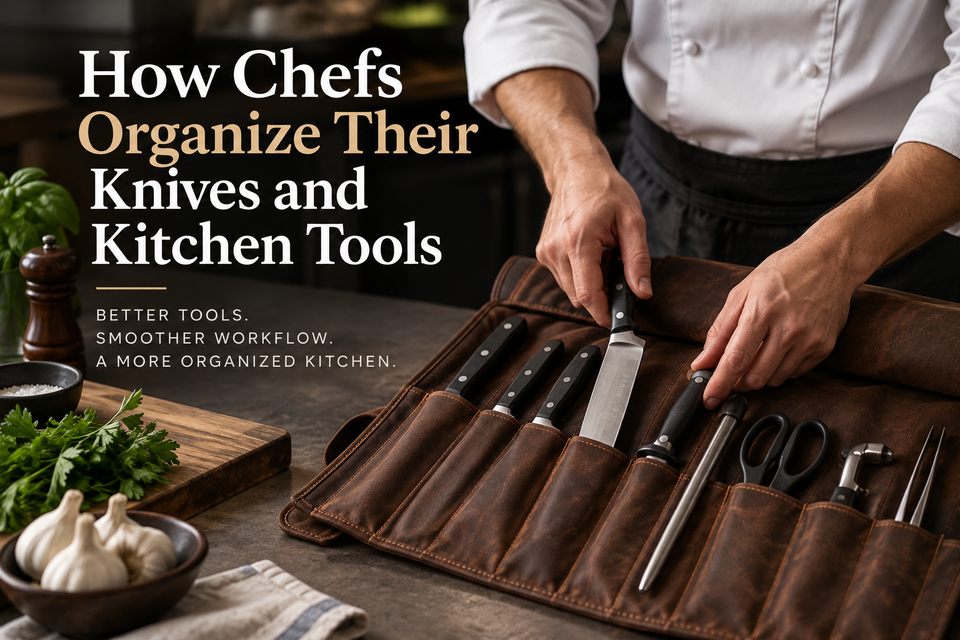 How Chefs Organize Their Knives and Kitchen Tools