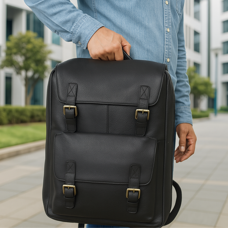 Trento Leather Chef Knife Backpack Saddle (BP-189)