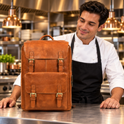 Trento Leather Chef Knife Backpack Saddle (BP-189)