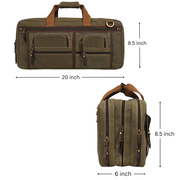 Salerno Canvas Chef Knife Case Olive Green (KR-62)