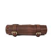 KRC Leather Chef Knife Roll Walnut 7 Slot (KR-20)
