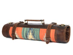 Montana Kilim & Leather Knife Roll 10 Slot (KR-53-I)