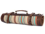 Prima Jacquard & Leather Knife Roll 10 Slot (KR-53-J)