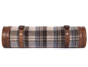 Irish Tweed & Leather Knife Roll 10 Slot (KR-53-K)