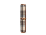 IRISH TWEED & LEATHER KNIFE ROLL 6 SLOT (KR-53-E)
