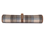 IRISH TWEED & LEATHER KNIFE ROLL 6 SLOT (KR-53-E)