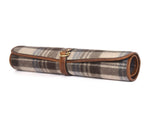 IRISH TWEED & LEATHER KNIFE ROLL 6 SLOT (KR-53-E)