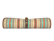 Prima Jacquard & Leather Knife Roll 6 Slot (KR-64-F)