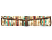 Prima Jacquard & Leather Knife Roll 6 Slot (KR-64-F)