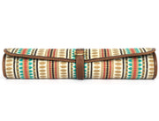 Prima Jacquard & Leather Knife Roll 6 Slot (KR-64-F)