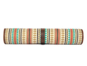 Prima Jacquard & Leather Knife Roll 6 Slot (KR-64-F)
