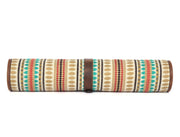 Prima Jacquard & Leather Knife Roll 6 Slot (KR-64-F)