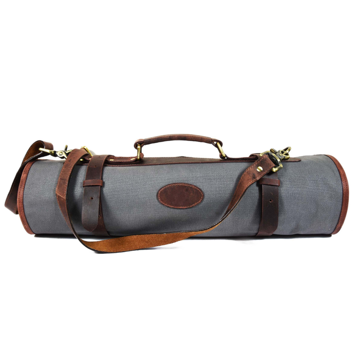 KRC Leather Canvas Knife Roll 15 Slot (KR-13)