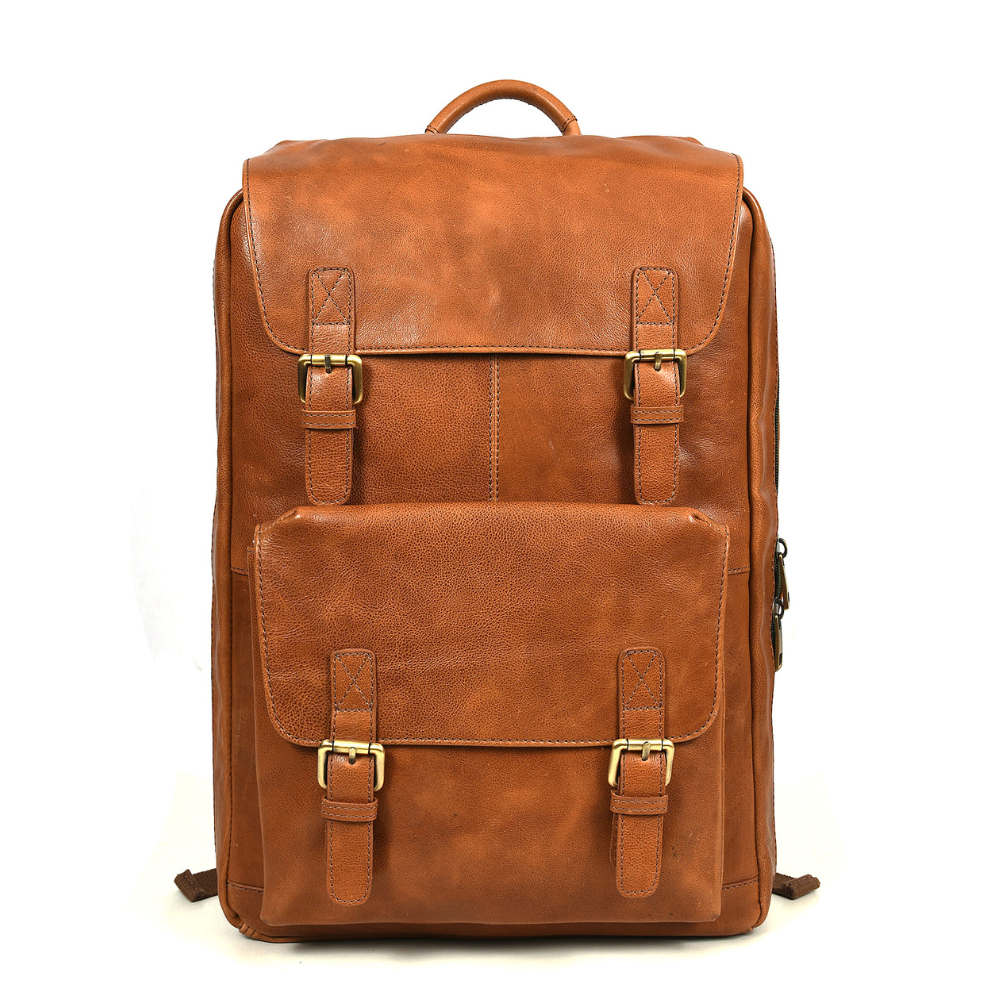 Trento Leather Chef Knife Backpack Saddle BP-189