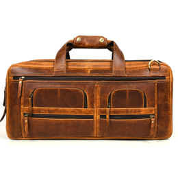 Salerno Leather Chef Knife Case Stress Brown (KR-61)