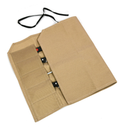 KRC Canvas Chef Knife Roll 5 Slot (KR-56) - Beige