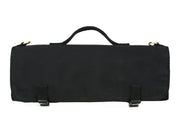 Felipe Canvas Chef Knife Roll Bag Black 13 Slot (KR-67)