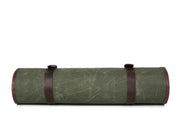 Turin Leather Canvas Chef Knife Roll Olive Green 10 Slot (KR-68A)