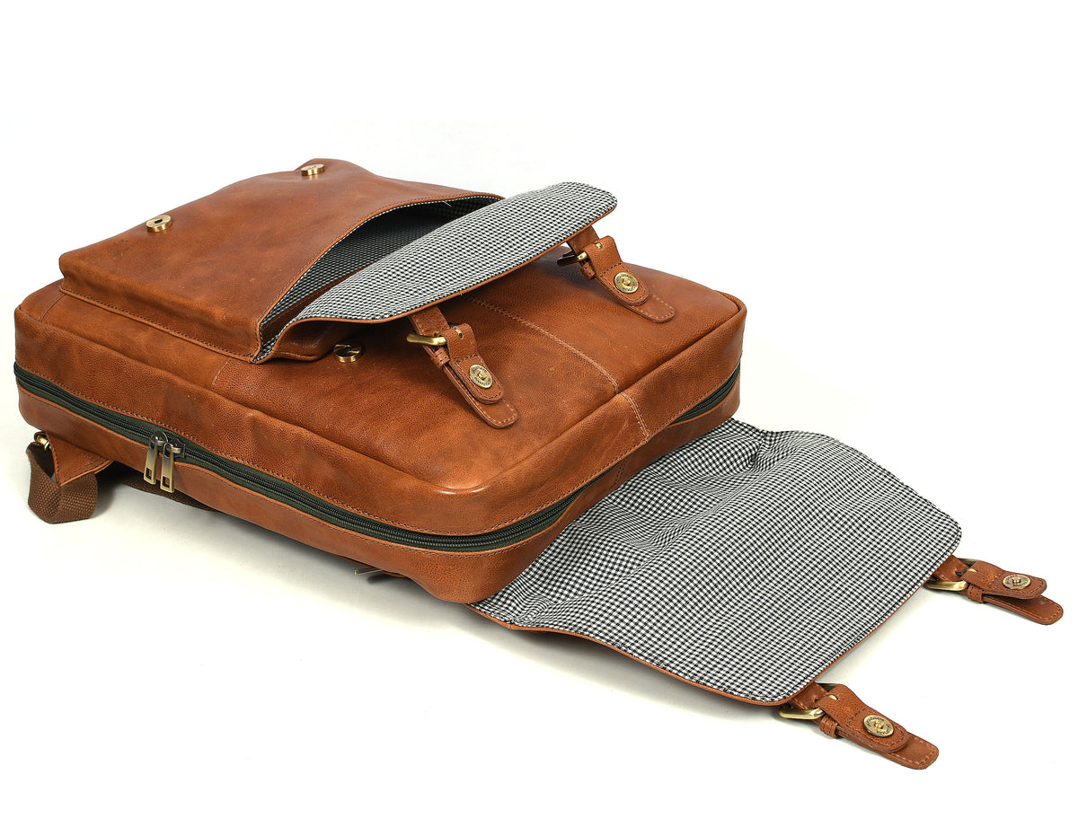 Trento Leather Chef Knife Backpack Saddle (BP-189)