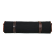 Turin Leather Canvas Chef Knife Roll Raven Black 10 Slot (KR-68)