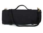 Felipe Canvas Chef Knife Roll Bag Black 13 Slot (KR-67)