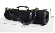 Palencia Leather Canvas Chef Knife Roll Black 14 Slot (KR-16)