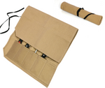 KRC Canvas Chef Knife Roll 5 Slot (KR-56) - Beige