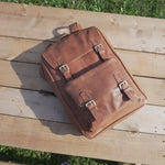 Trento Leather Chef Knife Backpack Saddle (BP-189)