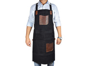 KRC Leather Wax Canvas Apron Raven Black (AP-19A)