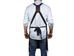 KRC Leather Wax Canvas Apron Raven Black (AP-19A)