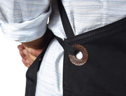 KRC Leather Wax Canvas Apron Raven Black (AP-19A)