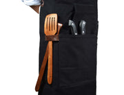 KRC Leather Wax Canvas Apron Raven Black (AP-19A)